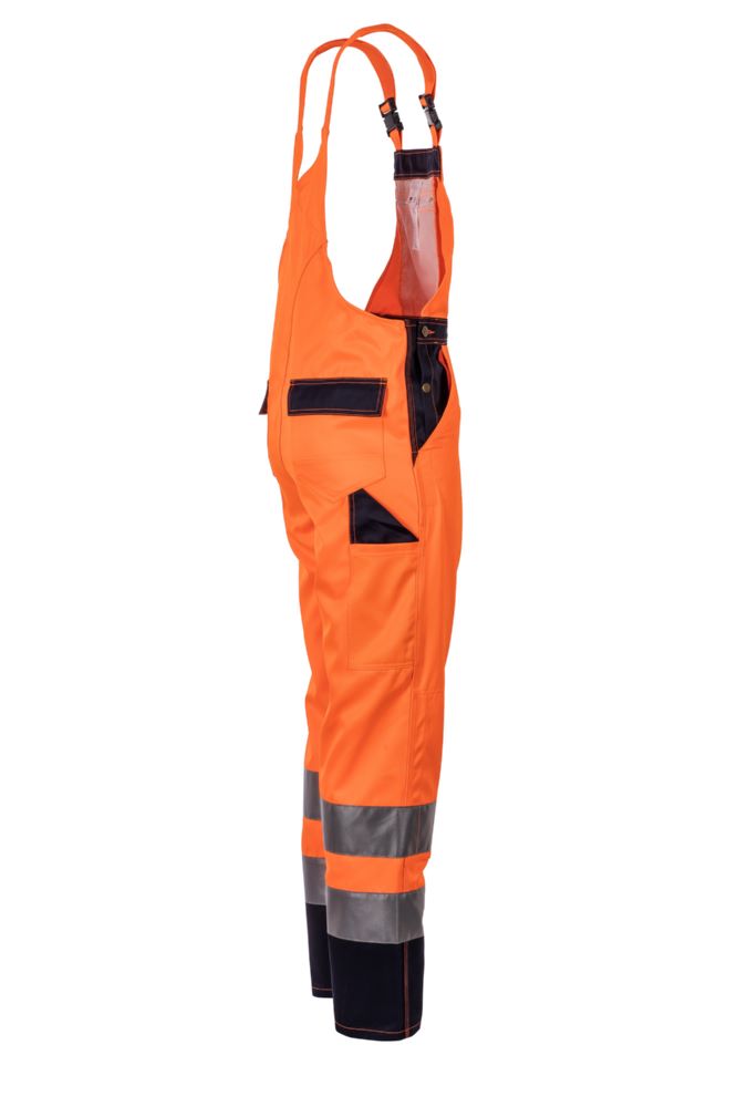 Produktbild Planam Warnschutz Latzhose orange marine Größe 30 bild 5