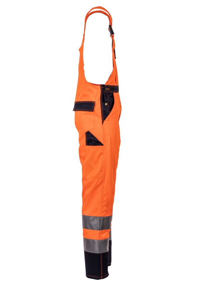 Produktbild Planam Warnschutz Latzhose orange marine Größe 70 bild 5