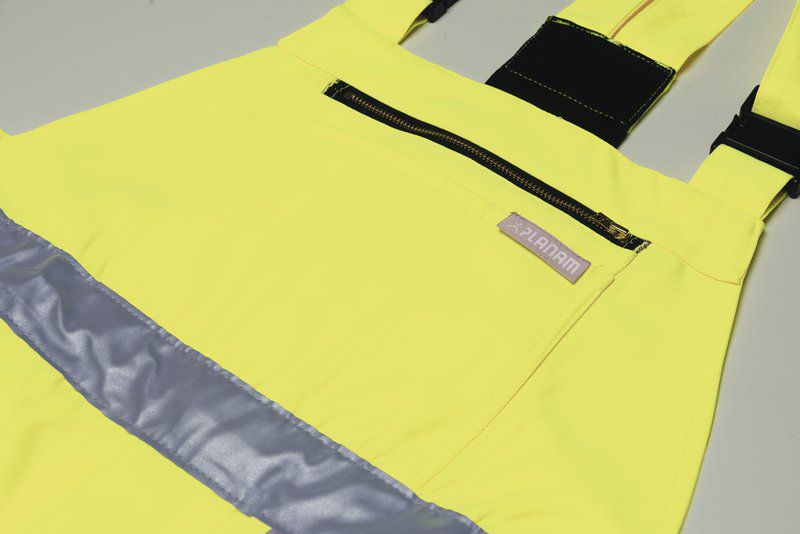 Produktbild Planam Warnschutz Latzhose uni orange Größe 24 bild 6