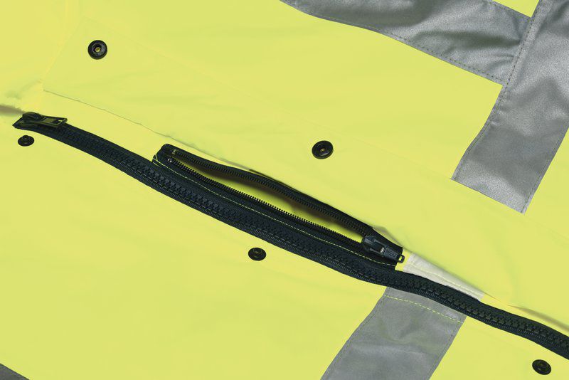 Produktbild Planam Warnschutz Parka Arbeitsjacke uni orange Größe XXL bild 8