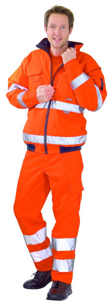 Produktbild Planam Warnschutz Pilotenjacke uni orange Größe XL bild 2