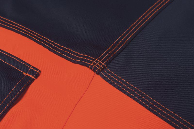 Produktbild Planam Warnschutz Arbeitsoverall Rallyekombi orange marine Größe 44 bild 8