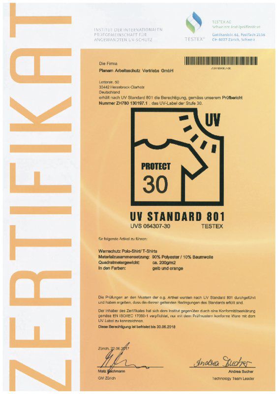 Produktbild Planam Warnschutz T-Shirt uni gelb L bild 14