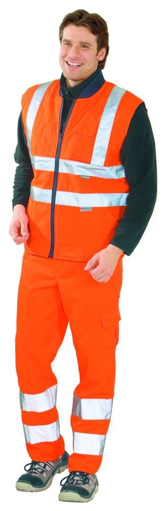Produktbild Planam Warnschutz Winterweste uni orange XL bild 2
