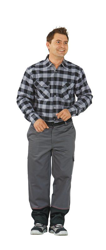 Produktbild Planam Weld Shield Bundhose Arbeitshose grau schwarz Größe 42 bild 2