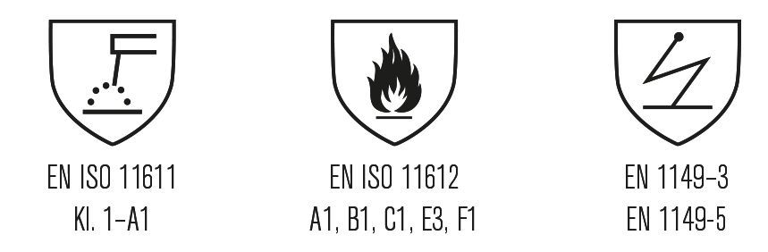 Produktbild Planam Weld Shield Latzhose kornblau schwarz Größe 106 bild 15