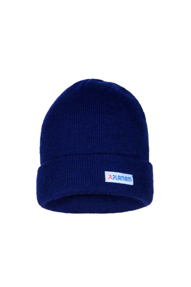 Produktbild Planam Zubehör Strickmütze mit Umschlag marine Universalgröße