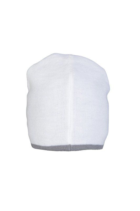 Produktbild Planam Zubehör Strickmütze 2 farbig weiß zink Universalgröße bild 3