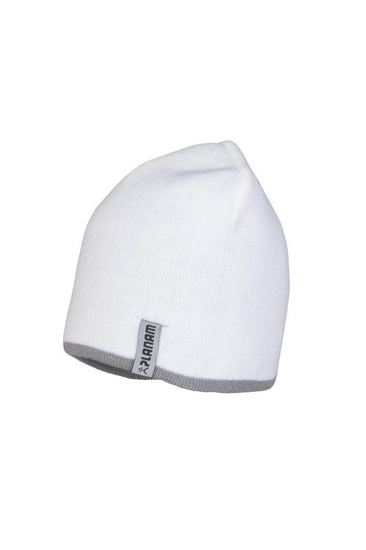 Produktbild Planam Zubehör Strickmütze 2 farbig weiß zink Universalgröße bild 4