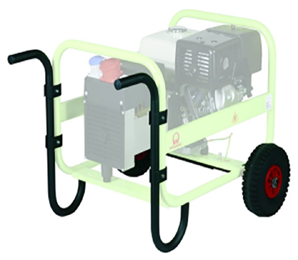 Produktbild PRAMAC Radsatz aus Kunststoff mit Griff für Stromgenerator