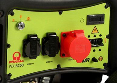 Produktbild PRAMAC Stromerzeuger WX 6250 230V oder 400V Benzin Elektrostart bild 3