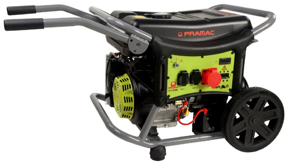 Produktbild PRAMAC Stromerzeuger WX 6250 230V oder 400V Benzin Elektrostart