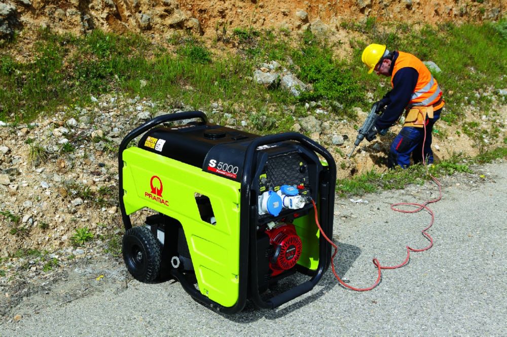 Produktbild PRAMAC Stromerzeuger S 5000 SHB ISO AVR 230V Benzin Elektrostart bild 4