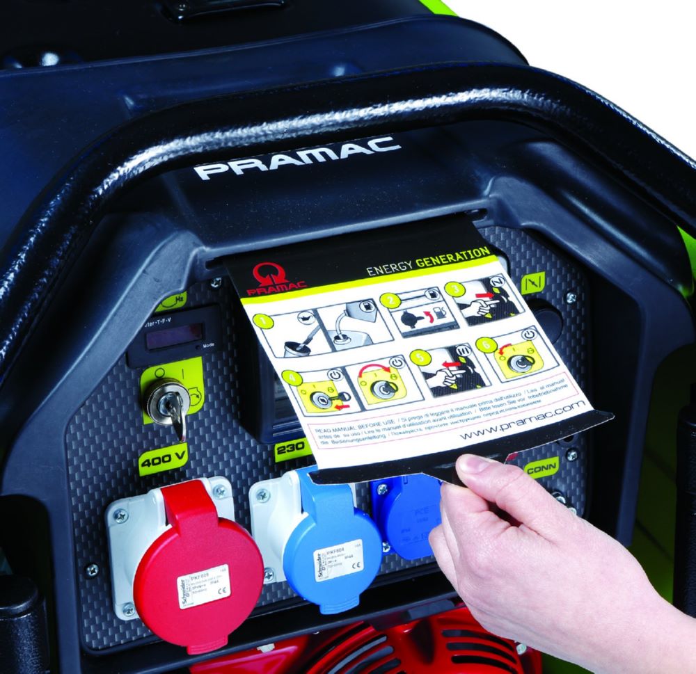 Produktbild PRAMAC Stromerzeuger S 5000 SHB ISO AVR 230V Benzin Elektrostart bild 5