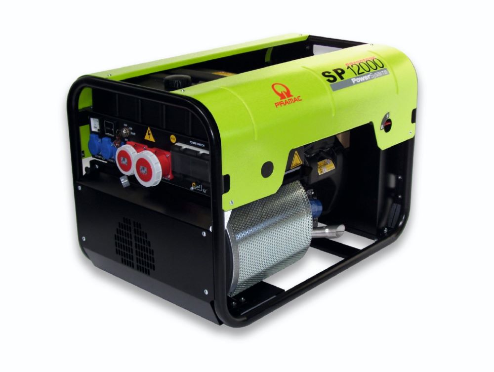 Produktbild PRAMAC Stromerzeuger SP 12000 THB ISO AVR IP54 230V oder 400V Benzin Elektrostart