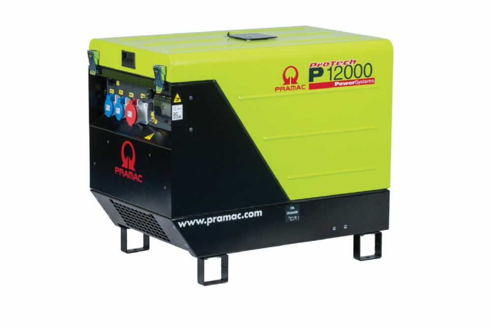 Produktbild PRAMAC Stromerzeuger P 12000 THB ISO AVR 230V oder 400V Benzin Elektrostart