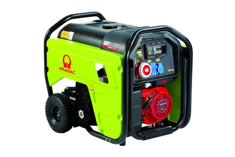 Produktbild PRAMAC Stromerzeuger SP 8000 THB ISO AVR IP54 230V oder 400V Benzin