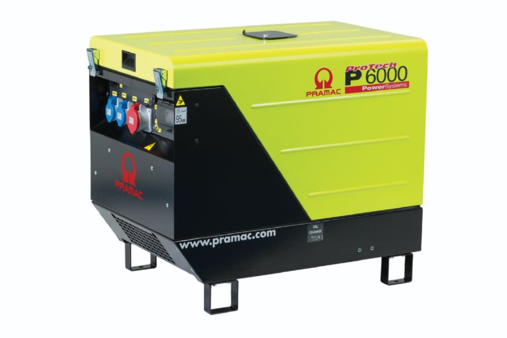 Produktbild PRAMAC Stromerzeuger P 6000 TYA ISO AVR 230V oder 400V Diesel Elektrostart