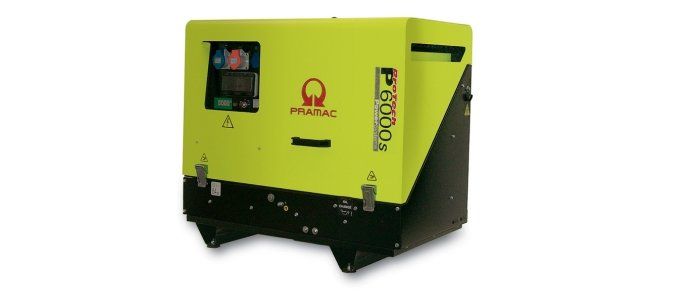 Produktbild PRAMAC Stromerzeuger P 6000 s TYA ISO 230V oder 400V Diesel Elektrostart