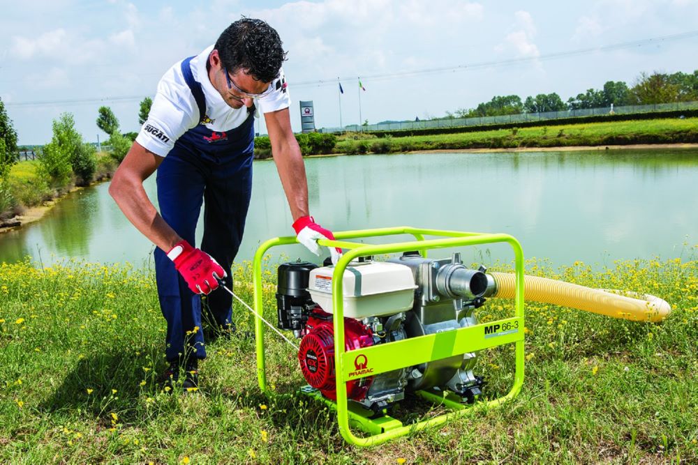 Produktbild PRAMAC Wasserpumpe MP 66 3 Benzin Handstart bild 2