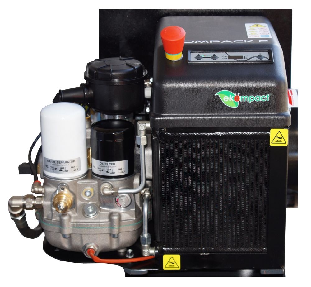 Produktbild AEROTEC Schraubenkompressor mit Trockner für den 24h Betrieb 550 x 430 x 390 bild 2