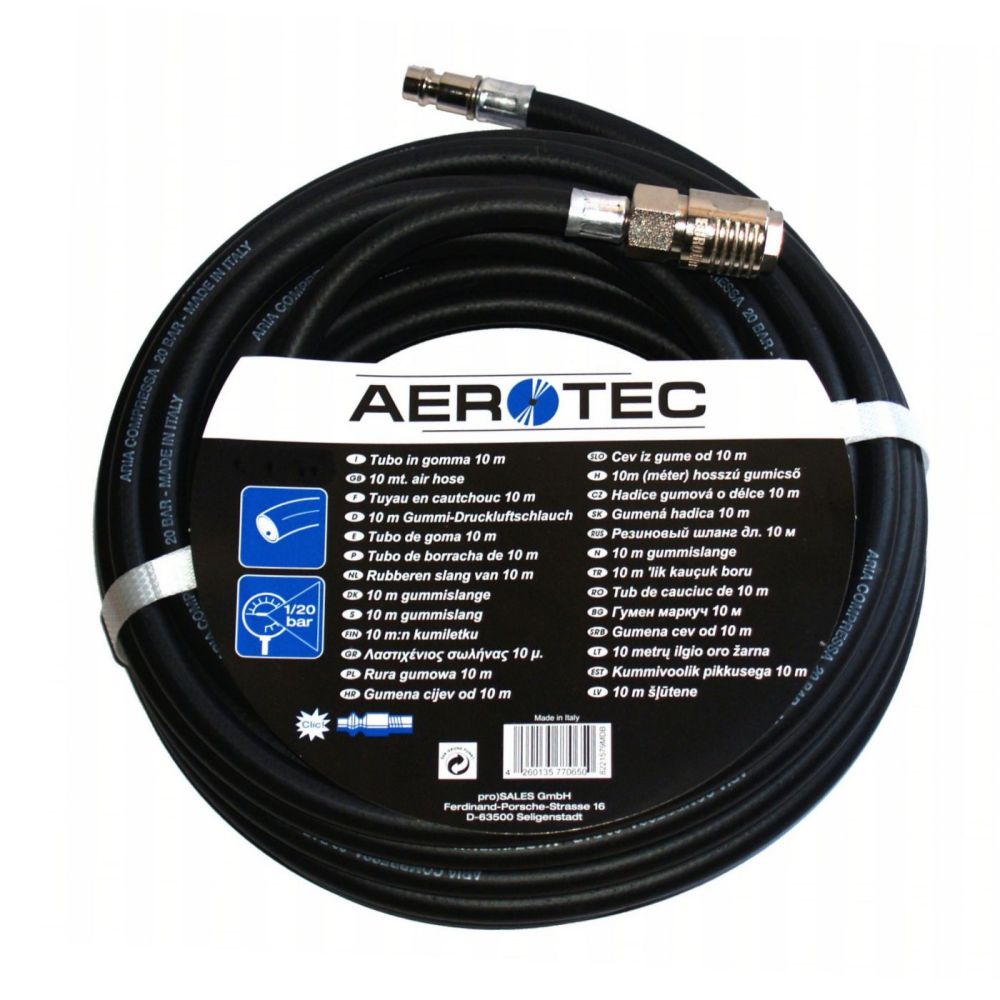 Produktbild Aerotec Druckluftschlauch KFZ PRO 10 Meter x 13 mm Innendurchmesser