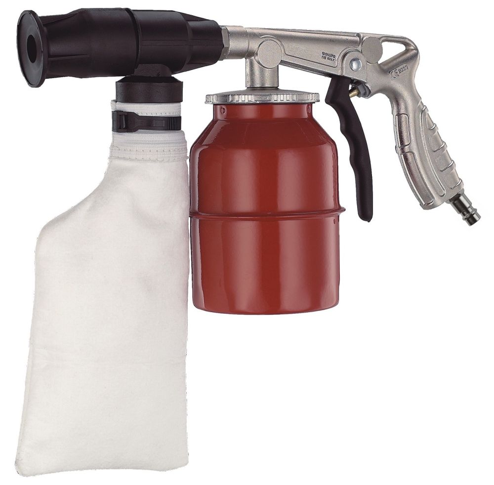 Produktbild AEROTEC Praktische Sandstrahlpistole mit Staubfangbeutel