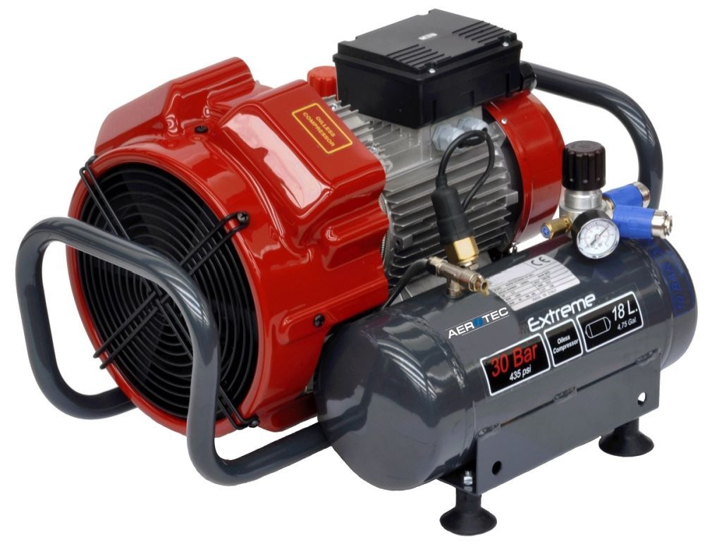 Produktbild AEROTEC Kompressor EXTREME 30-2x9 - 30 Bar - 18 Liter ALU