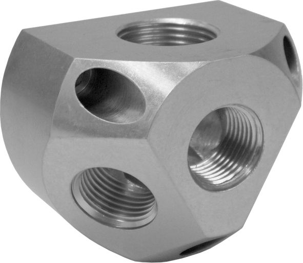 Produktbild AEROTEC Luftverteilerdose Alu  3/4"  incl. 2 Stopfen bild 4