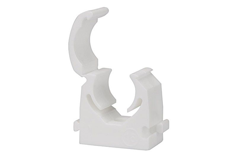 Produktbild AEROTEC Rohrklemme Außendurchmesser 18 mm weiß