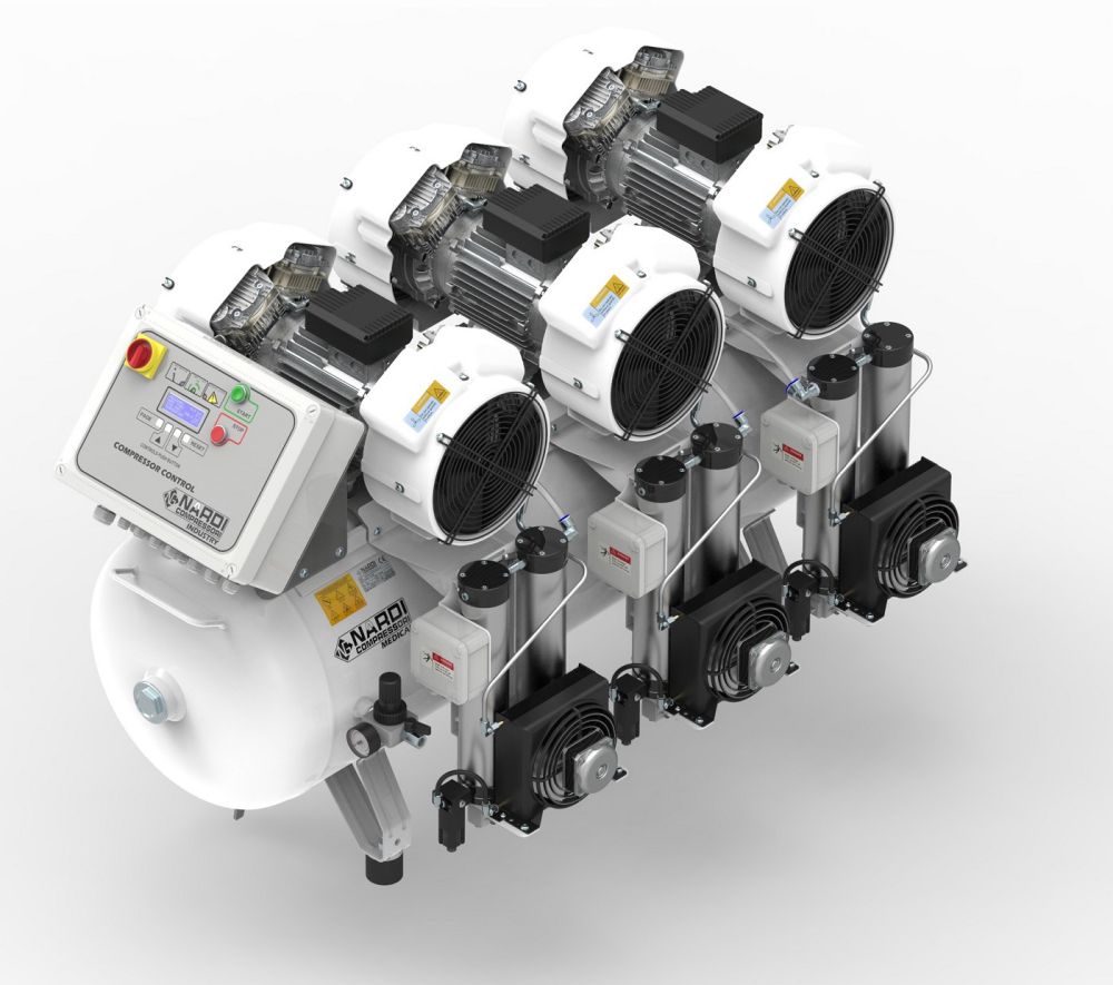 Produktbild AEROTEC AEROMEDIC XTR 8V-270 L OHNE Trockner mit Druckschaltersteuerung