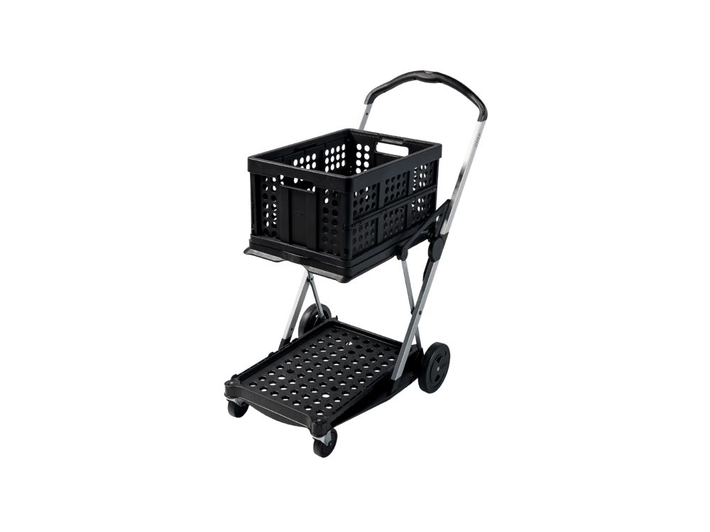 Produktbild Clax Trolley black edition mit einer Faltbox 46 Liter black edition