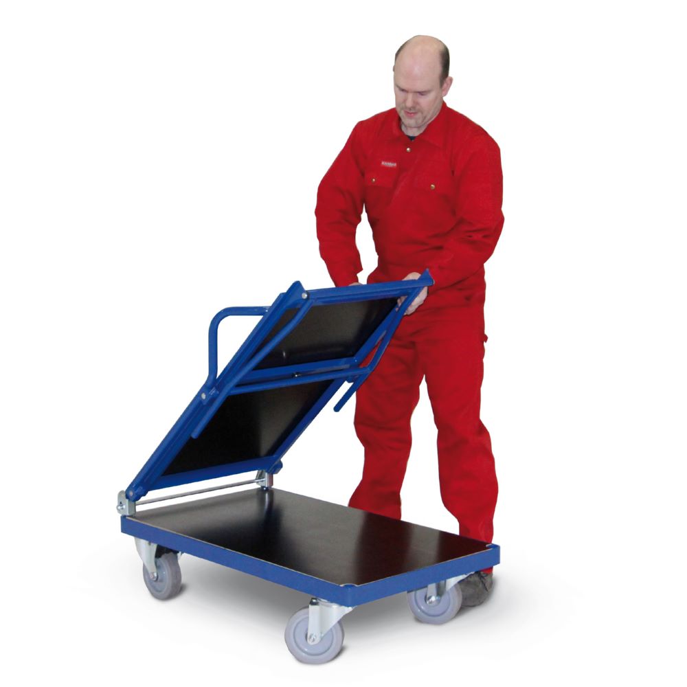 Produktbild Ergotruck Kombiwagen 2 Ladeflächen Klappmaß 1112 x 618 x 453 mm bild 4