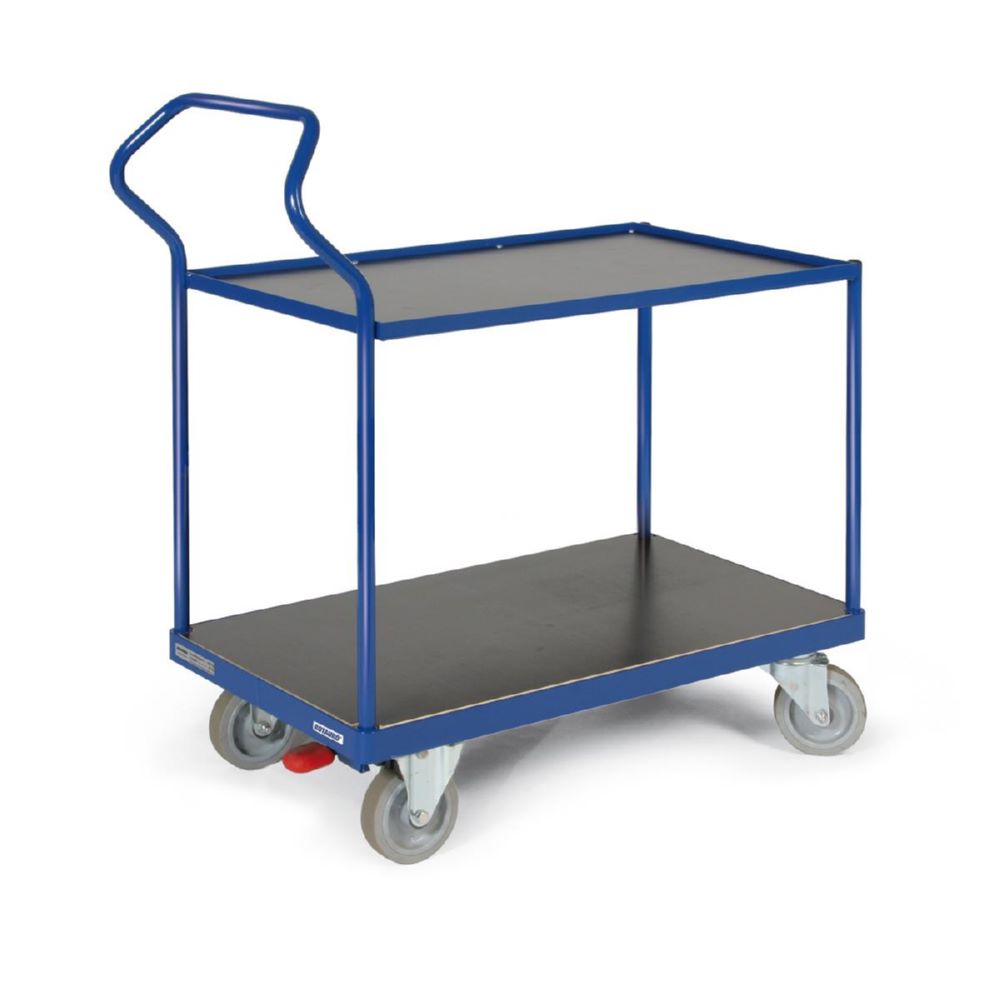Produktbild Ergotruck Tischwagen bis 500 kg 2 Ladeflächen 600 x 1226 x 1256 mm