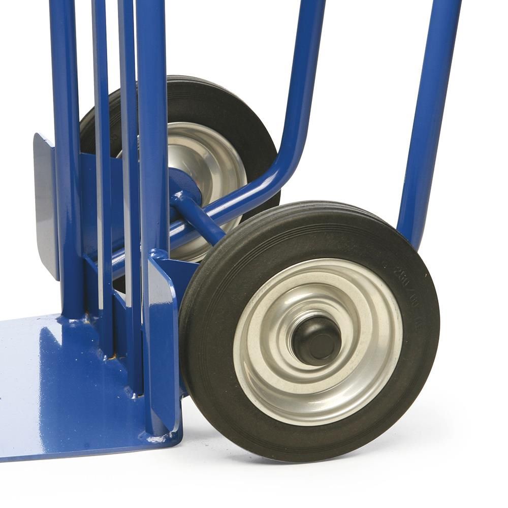 Produktbild Protaurus Ersatzrad Vollgummi 250 x 60 mm Nabenlänge 65 mm Rollenlager bild 1