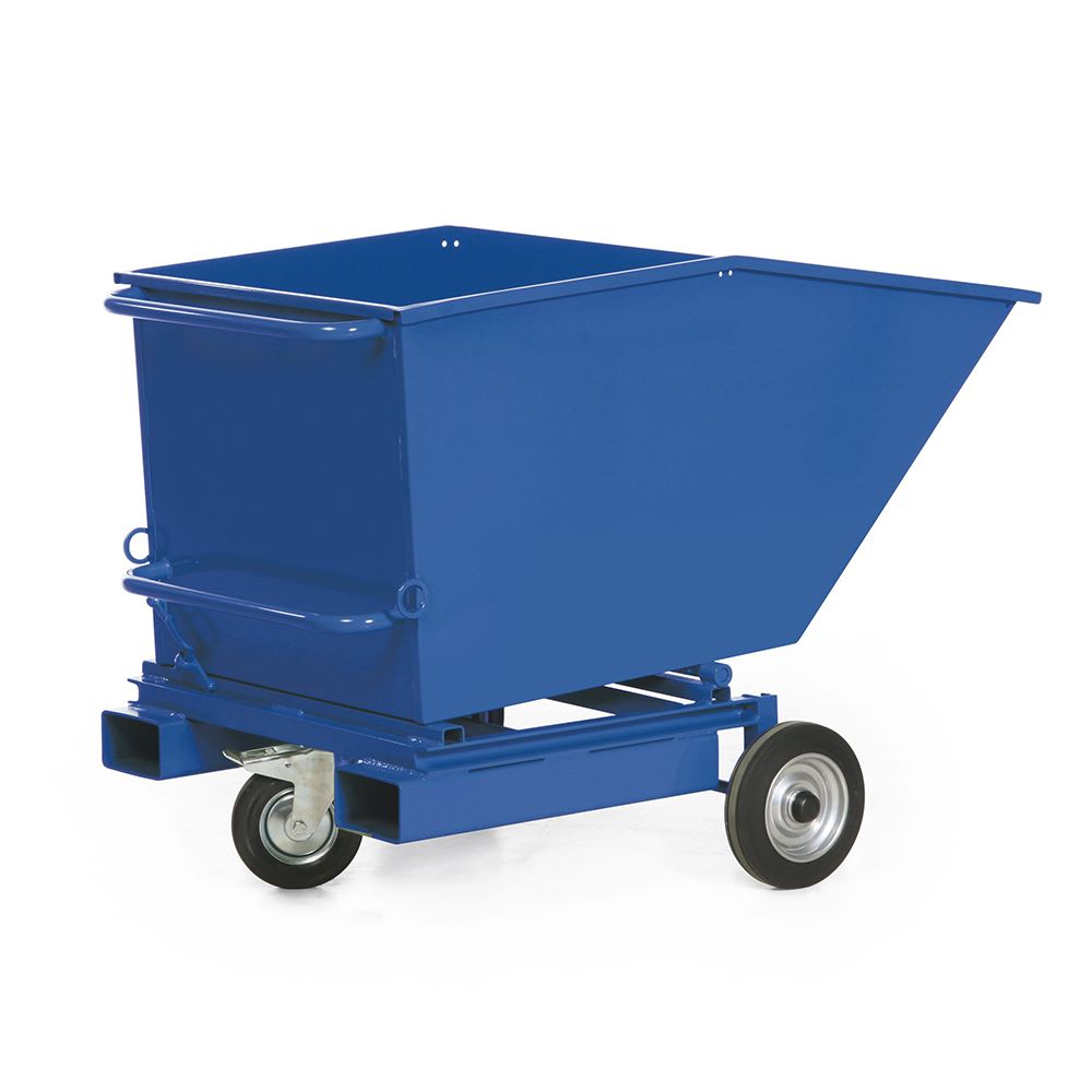 Produktbild Rotauro Blechkasten Wagen mit 250 Liter Inhalt mit Lenkrolle