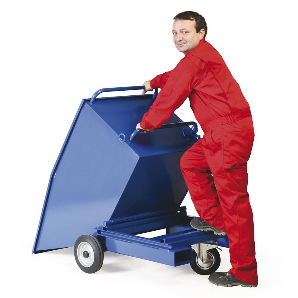 Produktbild Rotauro Blechkasten Wagen 400 Liter Schütthöhe 842 mm wasserdichte Ausführung