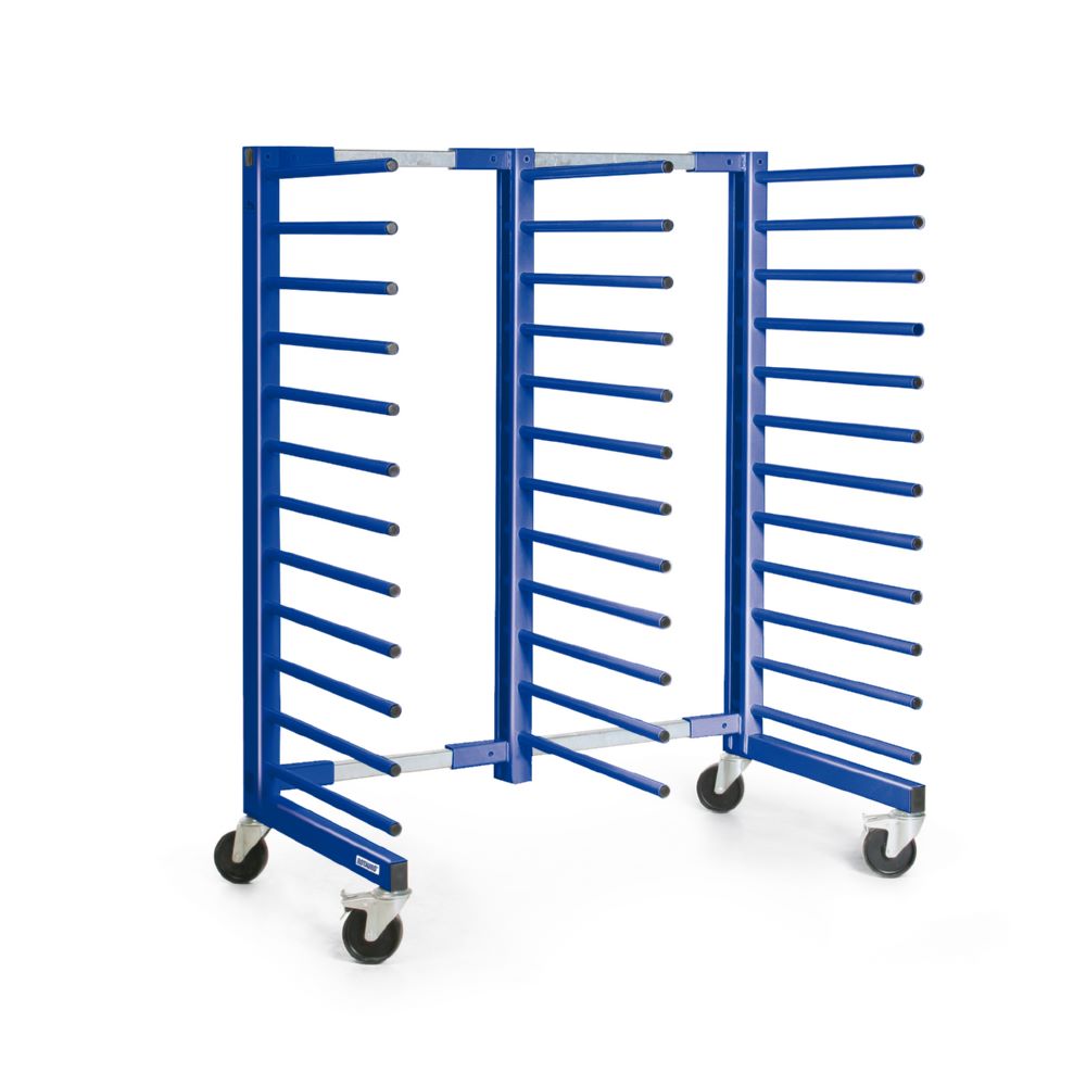 Produktbild Rotauro Hordenwagen einseitige Ausführung mit 3 Rechen bis 500 kg RAL 5010