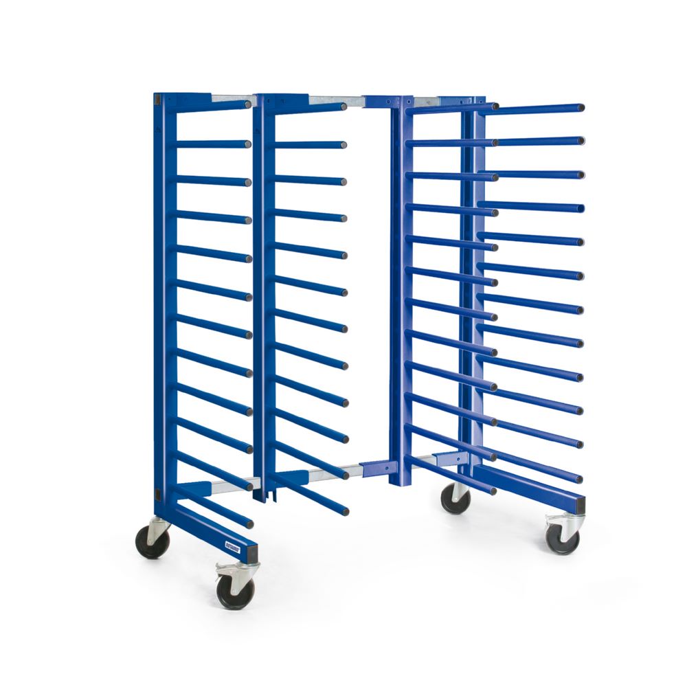 Produktbild Rotauro Hordenwagen einseitige Ausführung 4 Rechen Last 600 kg 1390 x 800 mm