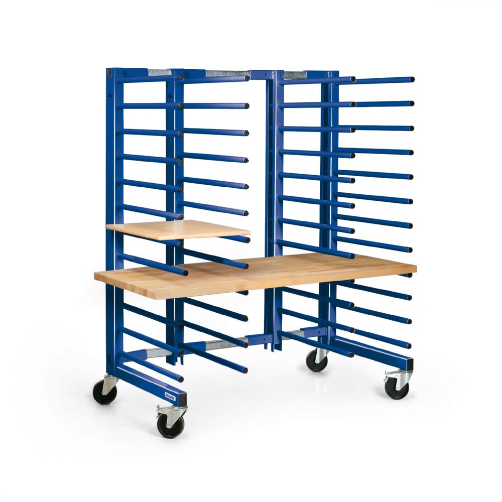 Produktbild Rotauro Hordenwagen einseitige Ausführung 4 Rechen Last 600 kg 1390 x 800 mm bild 2