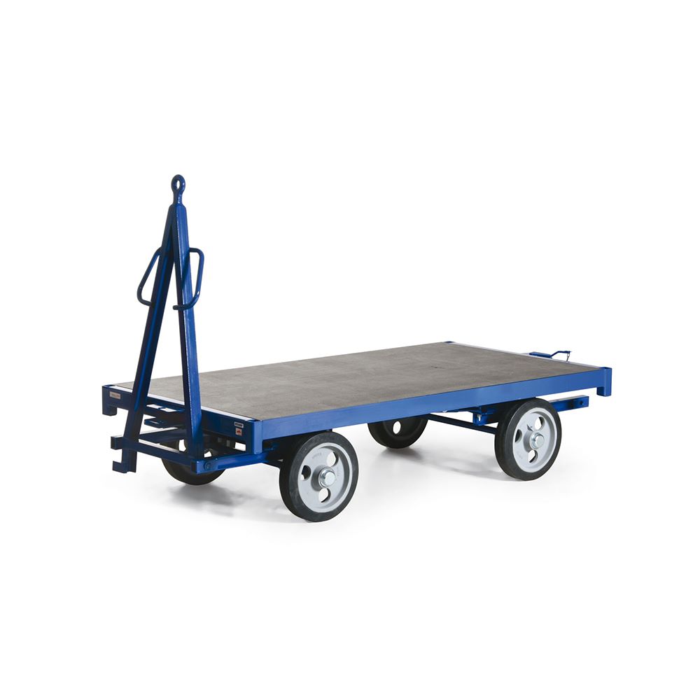 Produktbild Rotauro Industrieanhänger mit Doppel Drehschemel Lenkung 2000 kg Last 2000 x 1000 mm bild 2