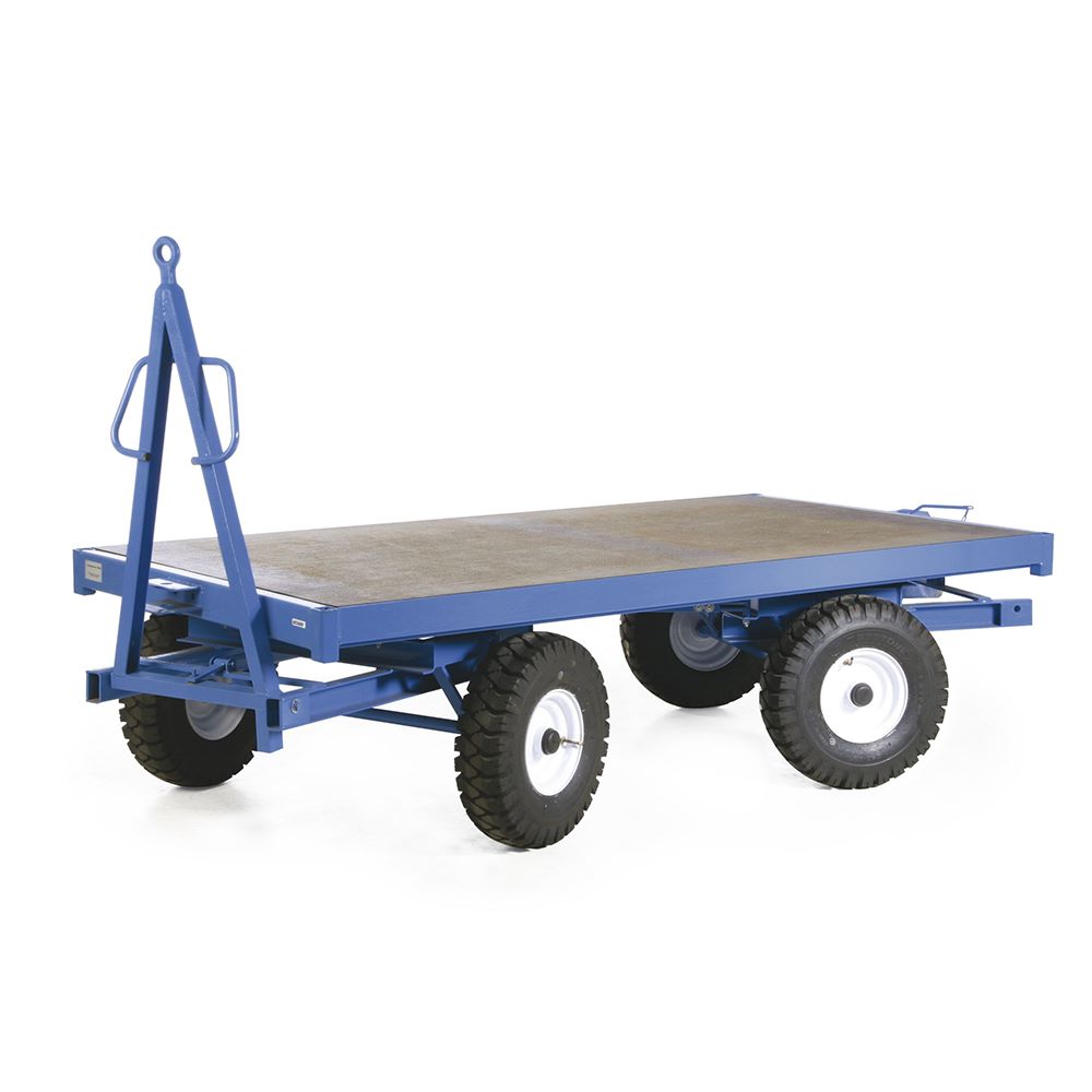 Produktbild Rotauro Industrieanhänger mit Doppel Drehschemel Lenkung 2000 kg Last 2000 x 1000 mm