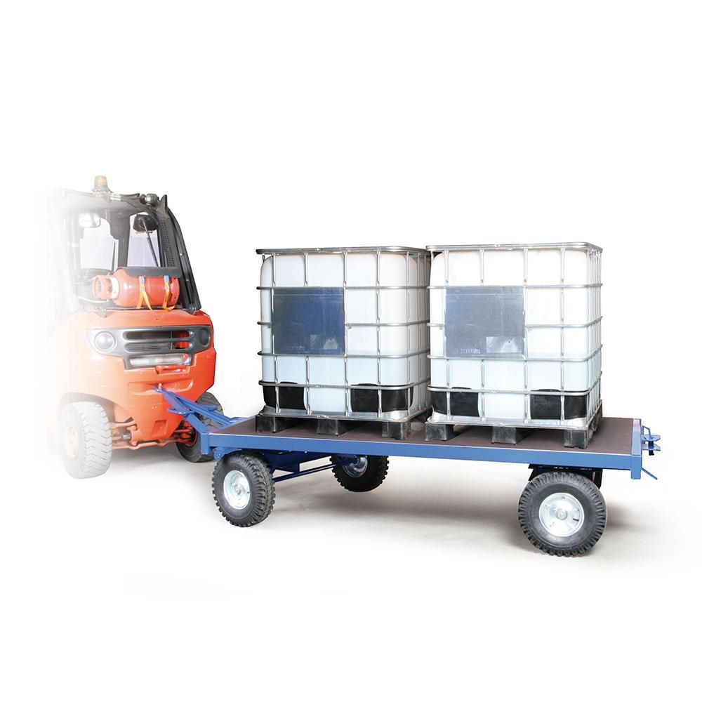 Produktbild Rotauro Industrieanhänger mit Luftbereifung und Lenkung bis 5000 kg 2500 x 1250 mm bild 3