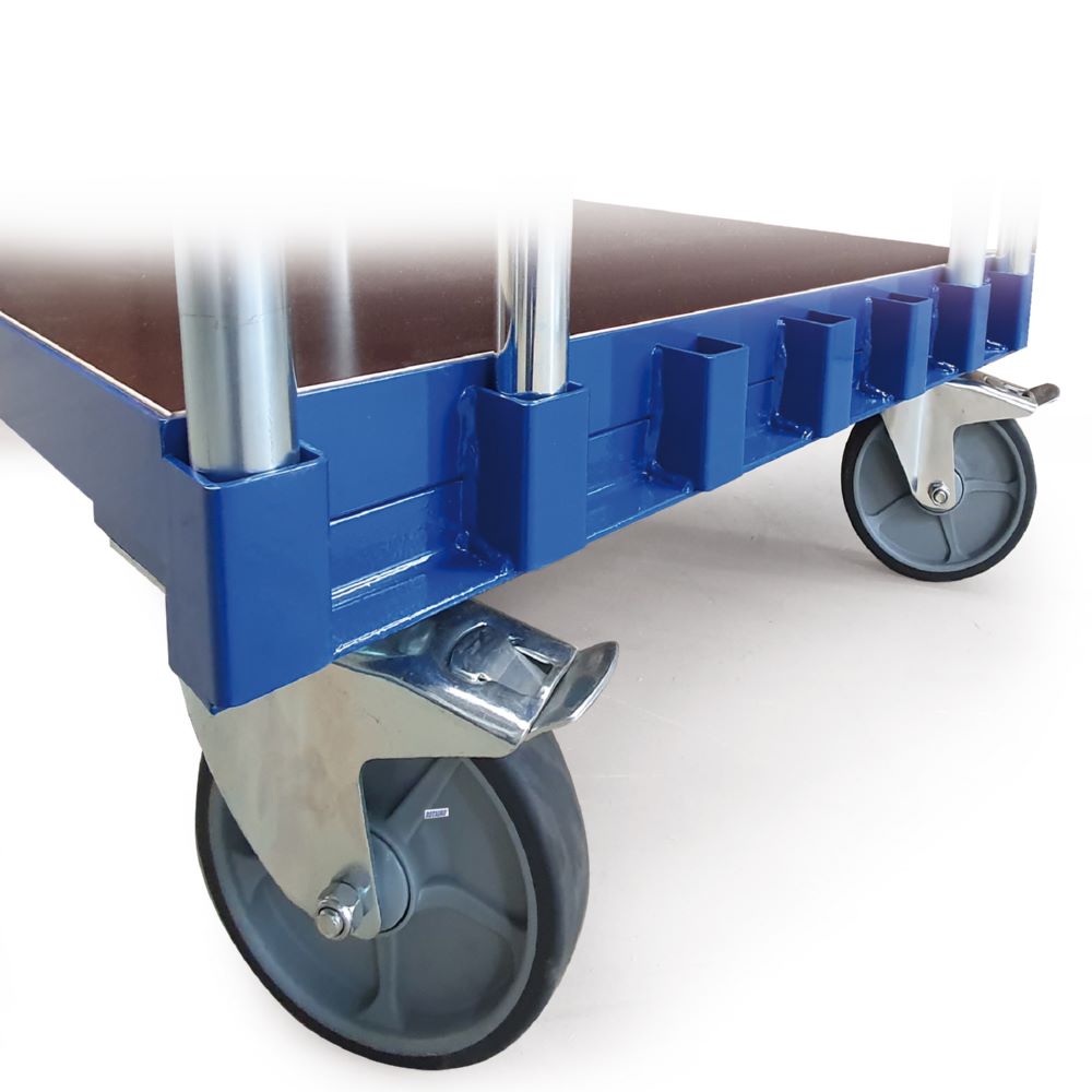 Produktbild Rotauro Plattenwagen Ladefläche für 5 Bügel bis 600 kg 700 x 1080 x 315 mm bild 2