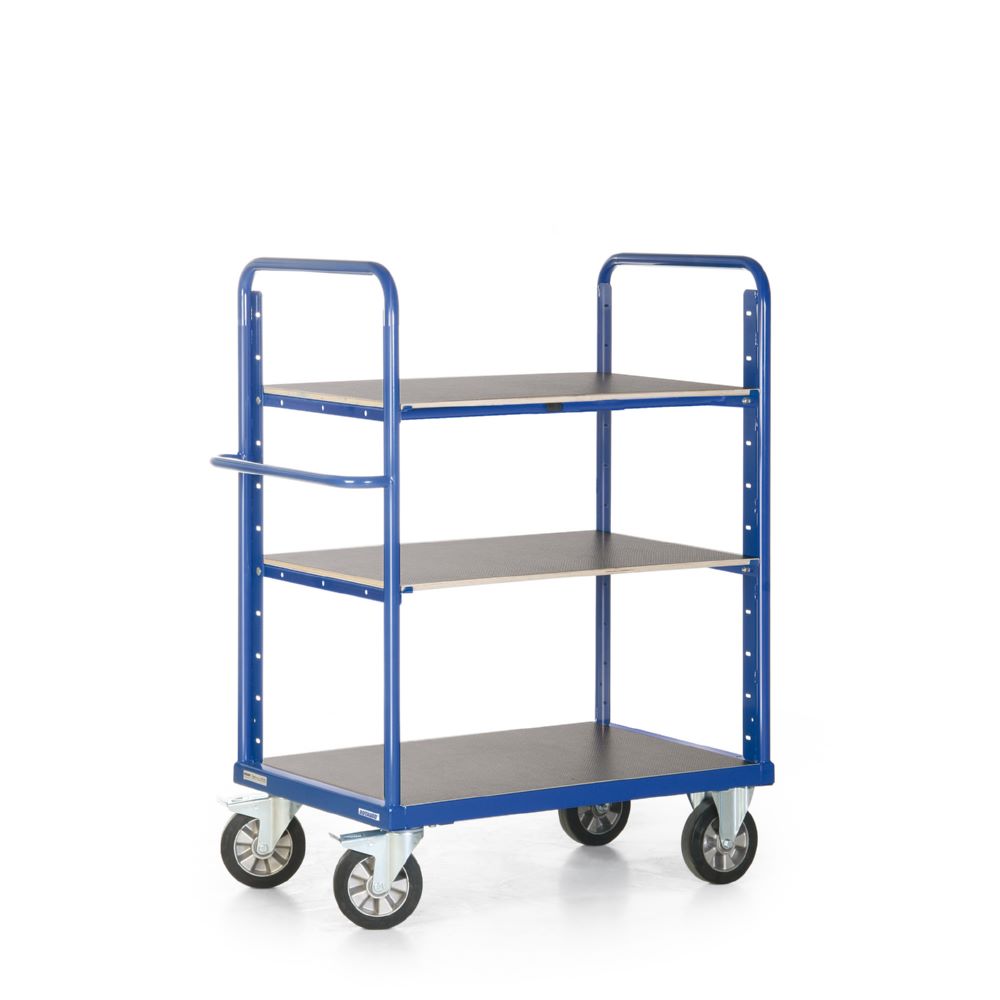 Produktbild Rotauro Schwerlast Etagenwagen Traglast 1200 kg mit 3 Ladeflächen 1200 x 800 mm