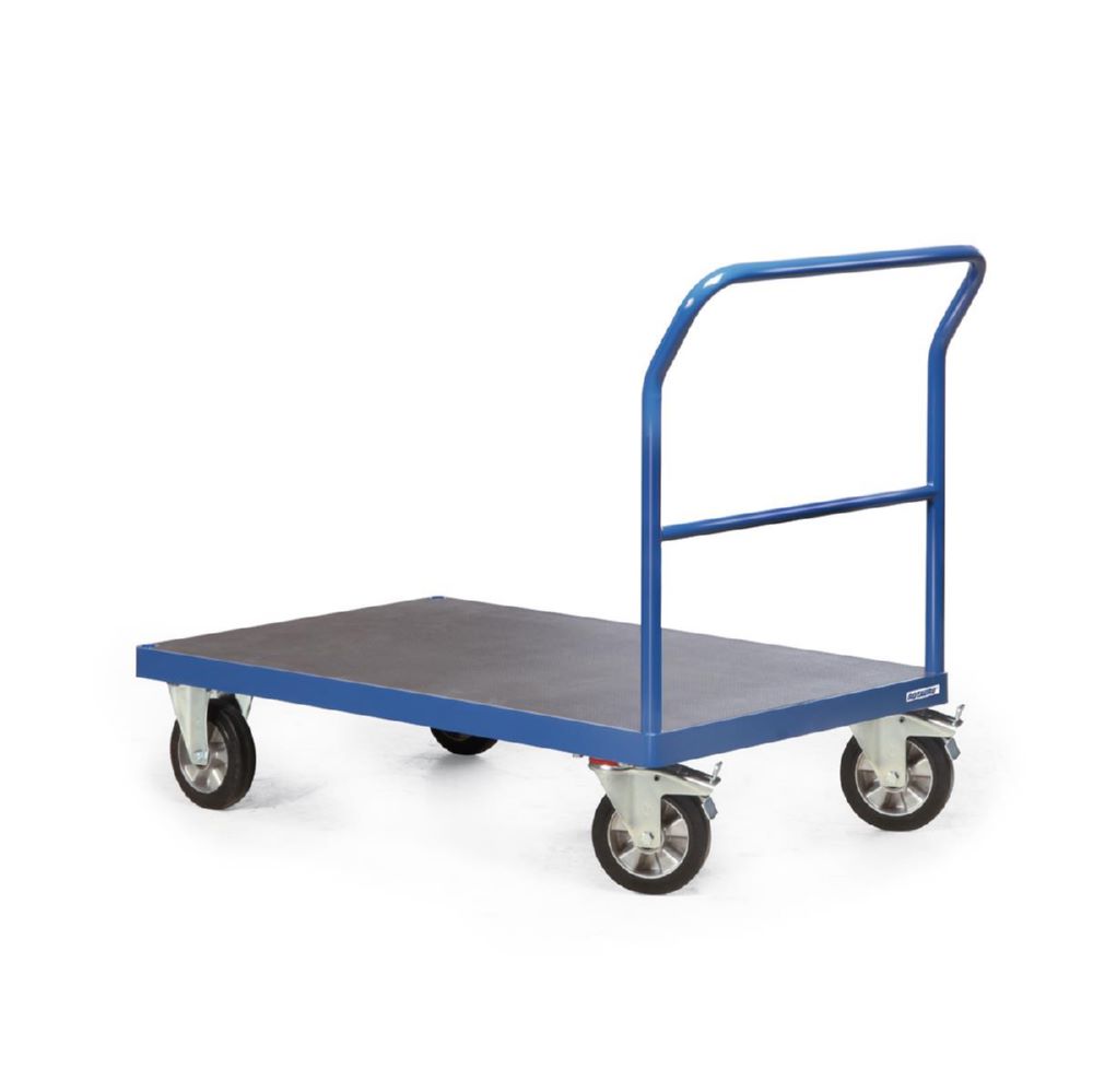 Produktbild Rotauro Schwerlast Plattformwagen Serie R mit Schiebebügel 1200 x 800 mm bild 2