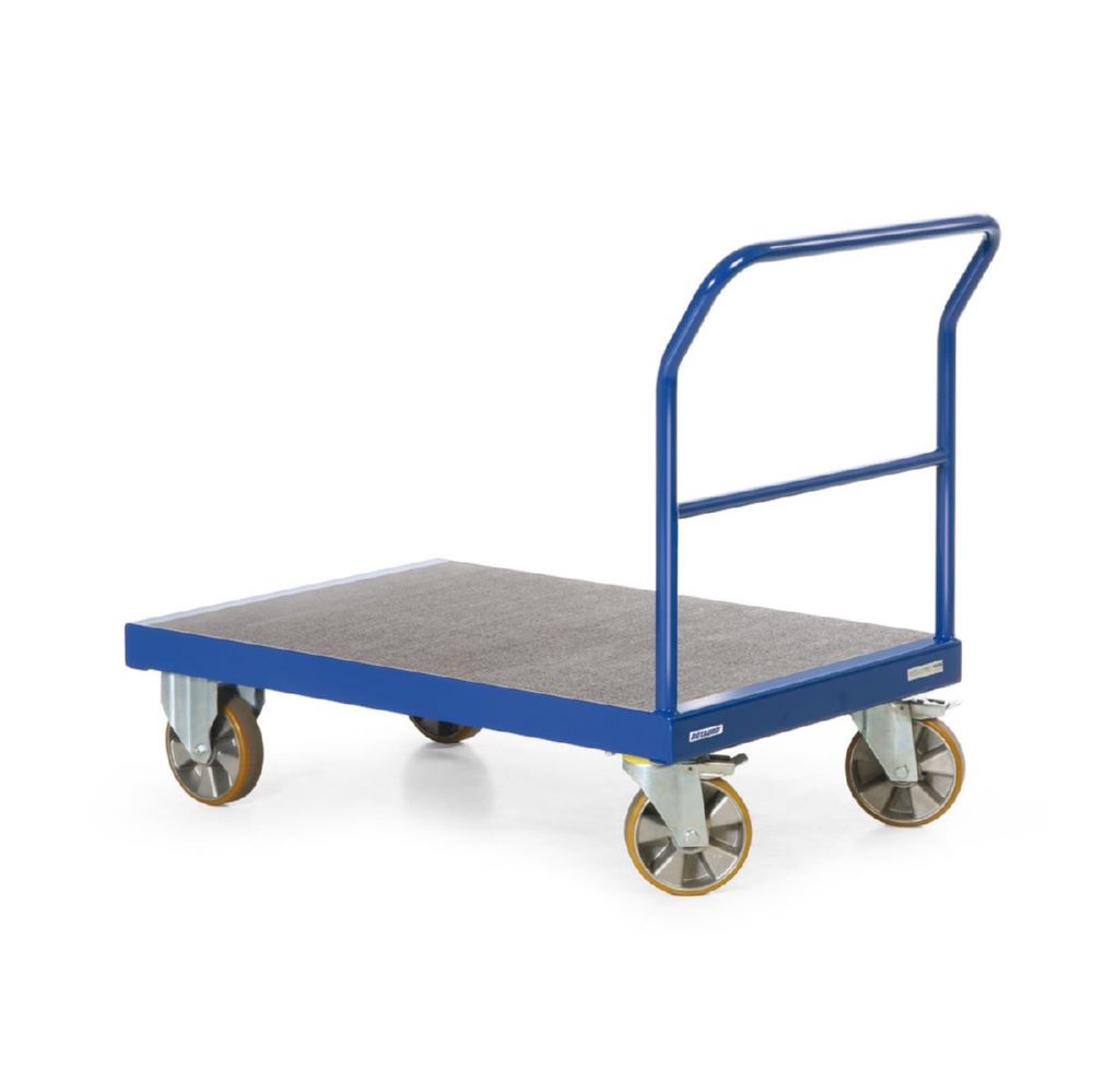 Produktbild Rotauro Schwerlast Plattformwagen Serie R mit Elastikgummi Bereifung 1000 x 700 mm bild 2