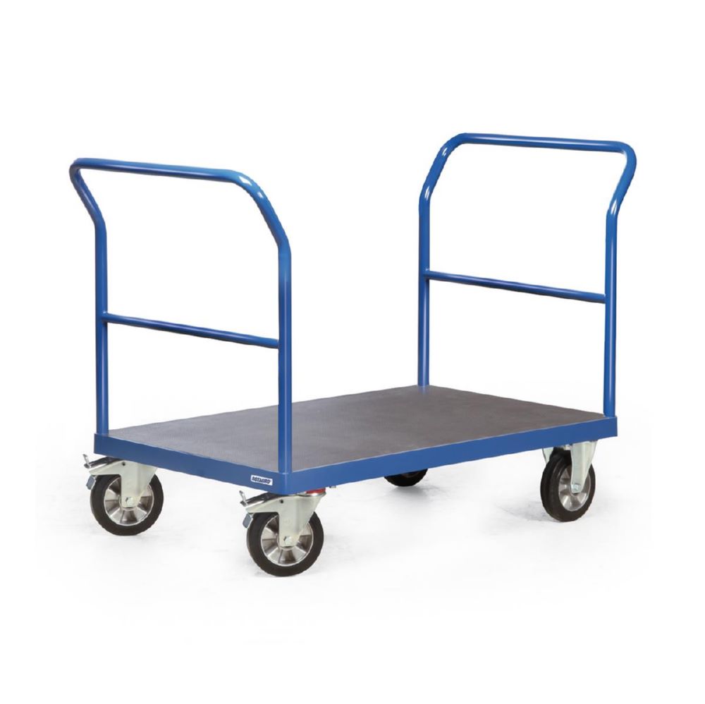 Produktbild Rotauro Schwerlast Plattformwagen Serie R mit 2 Schiebebügel 1000 x 700 mm
