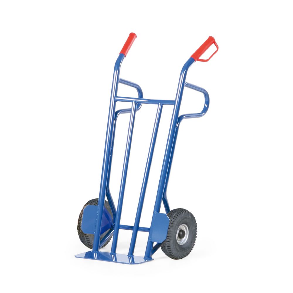 Produktbild Rotauro Stahlrohr Sackkarre Traglast bis 400 kg mit Luftreifen Höhe 1150 mm bild 2