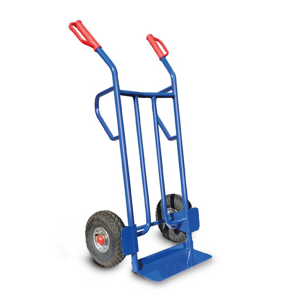 Produktbild Rotauro Stahlrohr Sackkarre Traglast bis 250 kg mit Luftreifen RAL 5010